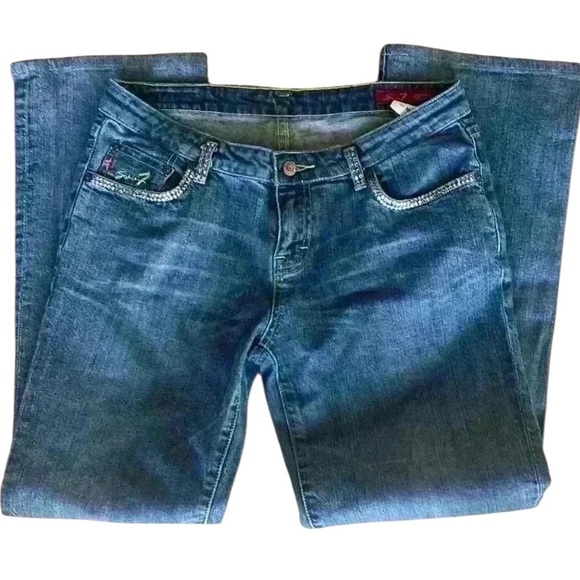 Seven for all Mankind jeans 32. Pre owned good condition. High rise boot cut - Picture 1 of 14